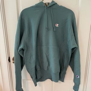 Champion Hoodie in Aqua Color